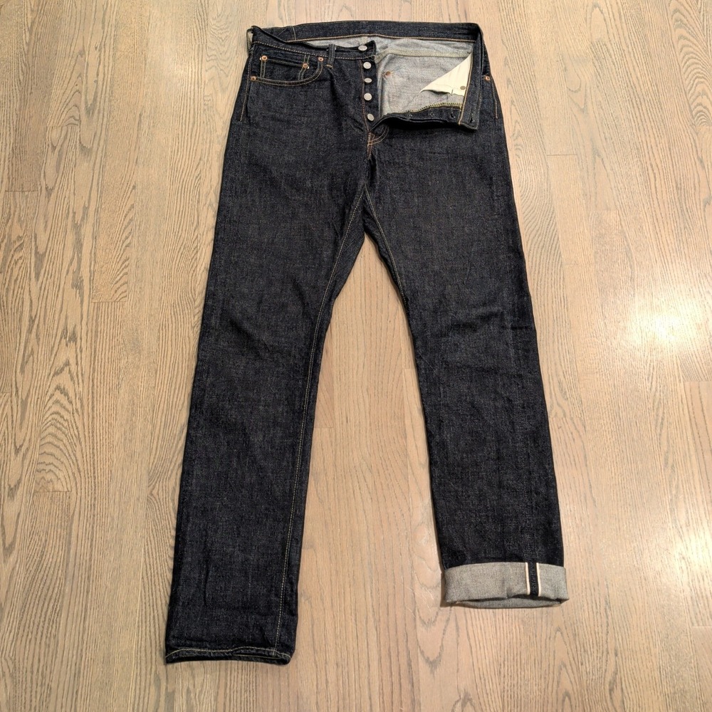 Full Count 1110W One Wash Zimbabwe Cotton Japan Selvedge Denim Mens W33 L33